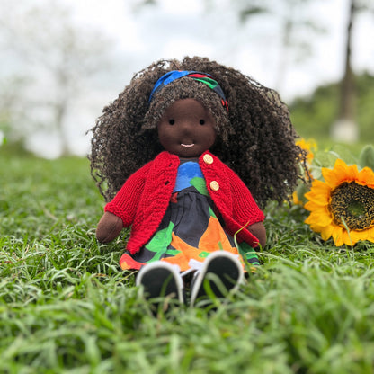 Scarlett - Handmade Cloth Doll