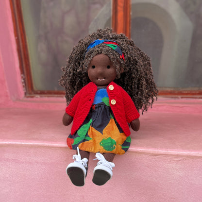 Scarlett - Handmade Cloth Doll