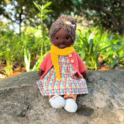 Lily - Handmade Cloth Doll
