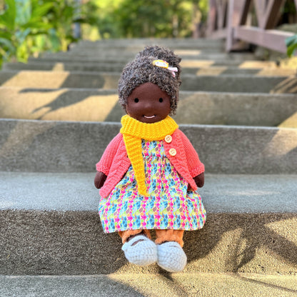Lily - Handmade Cloth Doll