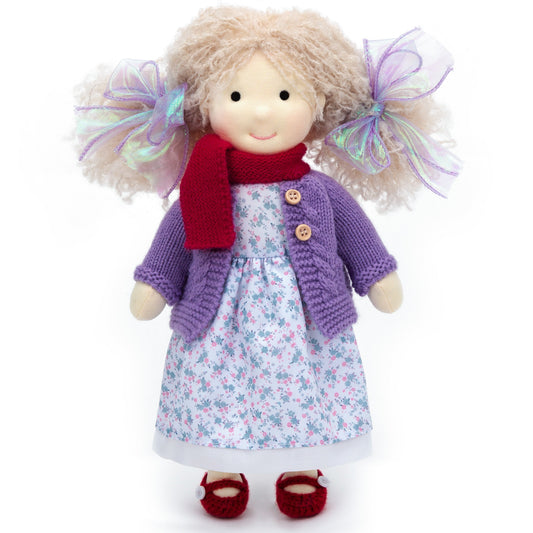 Lillian - Handmade Cloth Doll