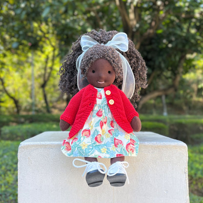 Natalie - Handmade Cloth Doll