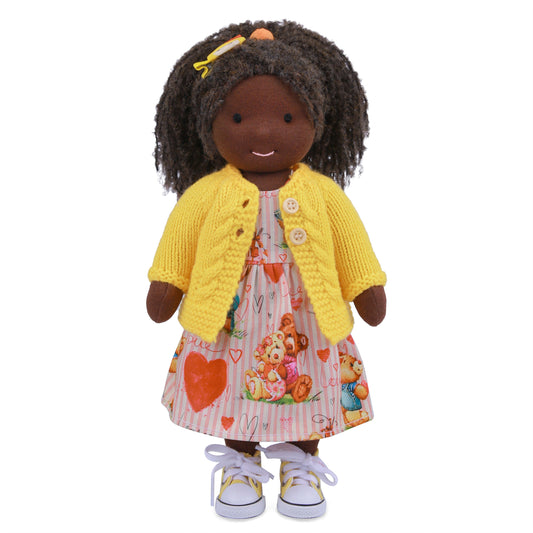 Claire - Handmade Cloth Doll