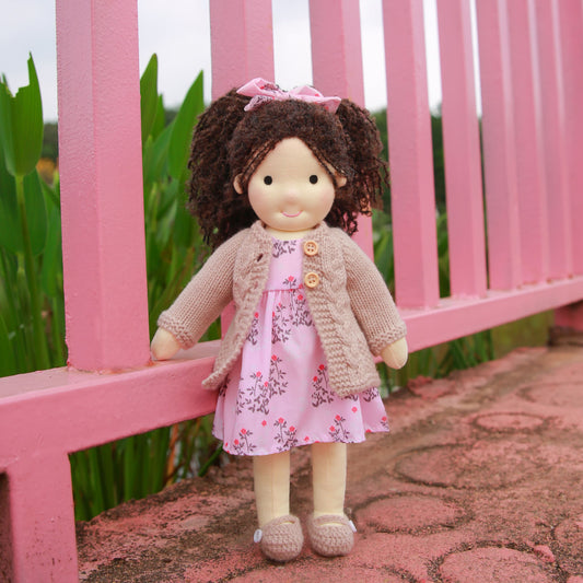 Everly - Handmade Cloth Doll