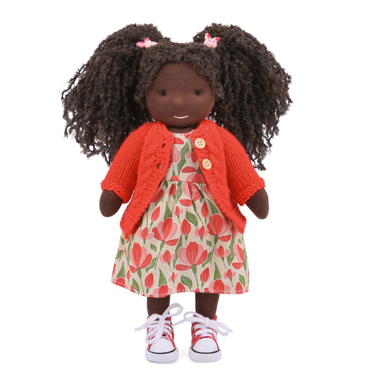Anna - Handmade Cloth Doll