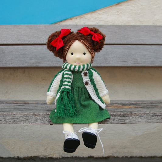 Kinsley - Handmade Cloth Doll