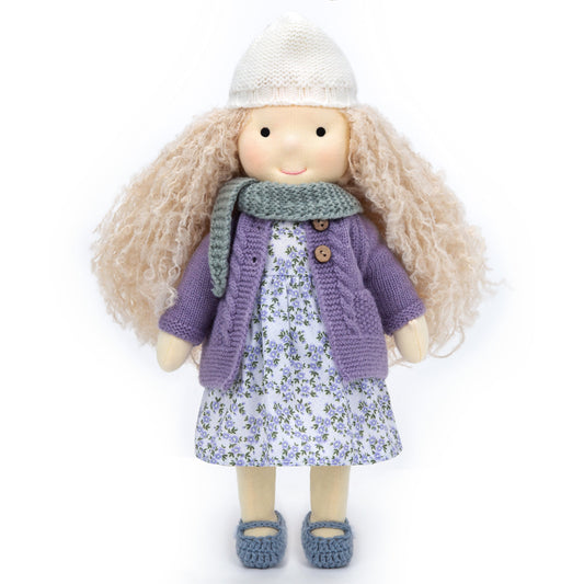 Sarah - Handmade Cloth Doll