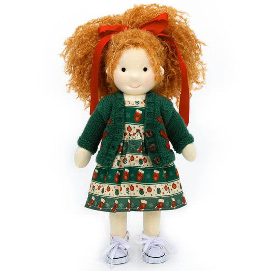 Cora - Handmade Cloth Doll