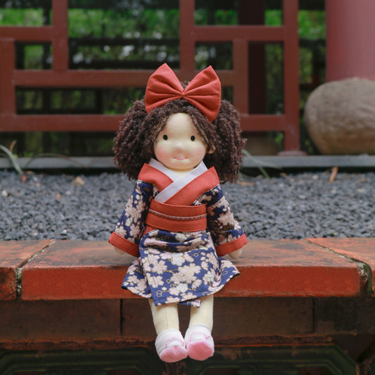 Sophie - Handmade Cloth Doll