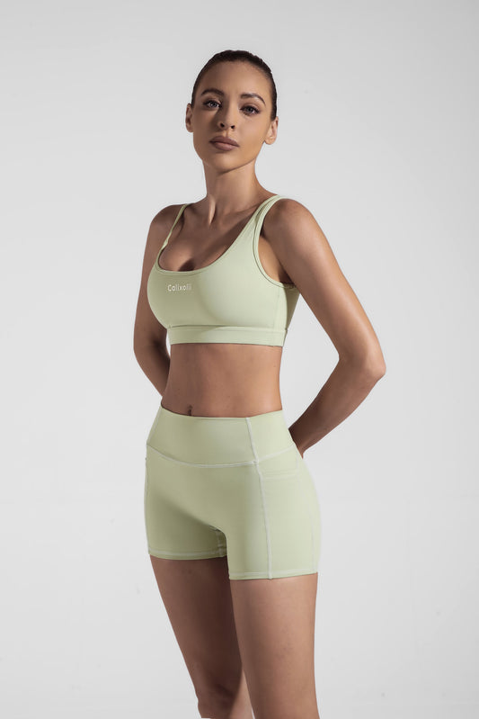 BubblyFit Sports Bra - Green