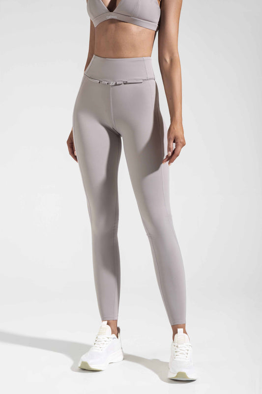 Sculpt Belt Leggings - Medium Gray