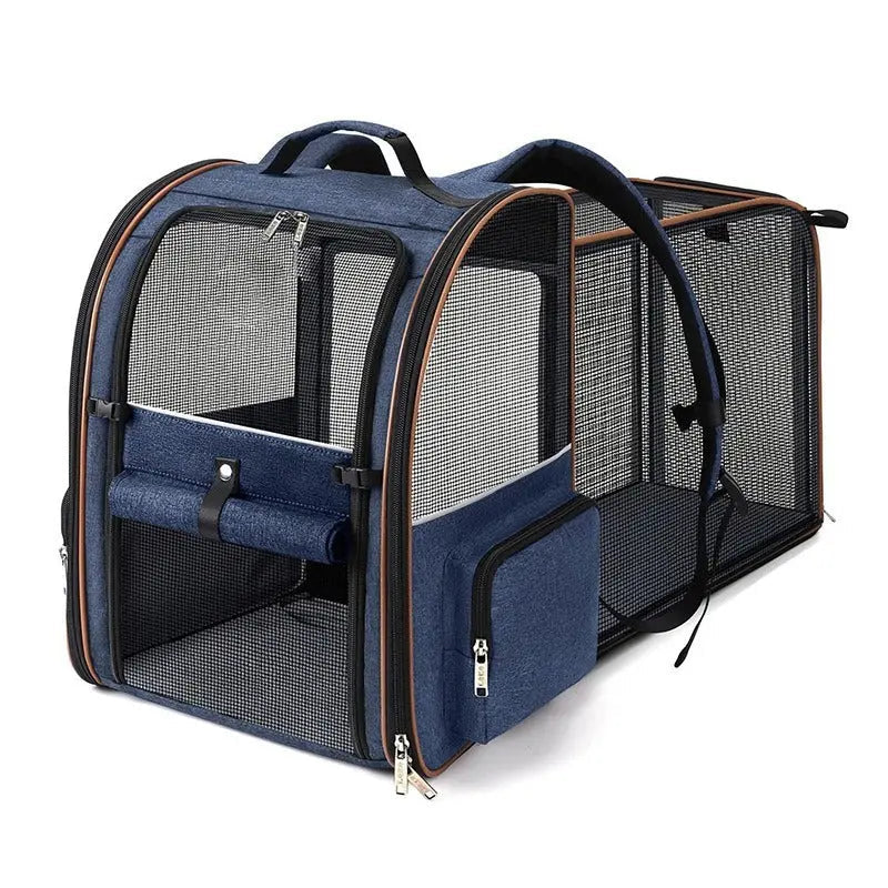 Mesh Pet Backpack with Expandable Options - View 9