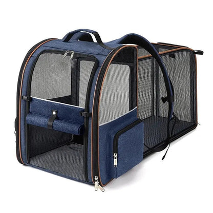 Mesh Pet Backpack with Expandable Options - View 9