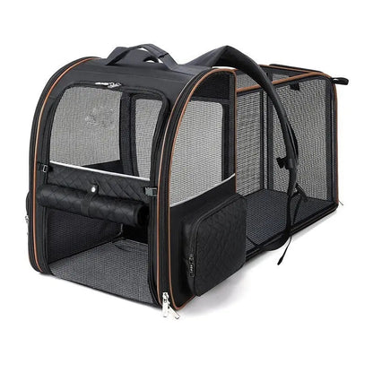 Mesh Pet Backpack with Expandable Options - View 10