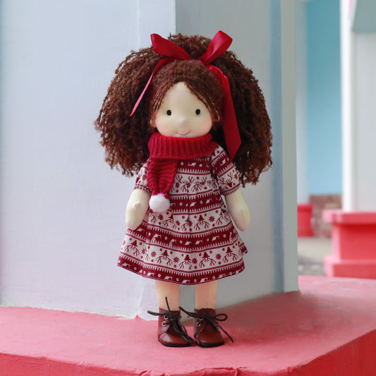 Skylar - Handmade Cloth Doll