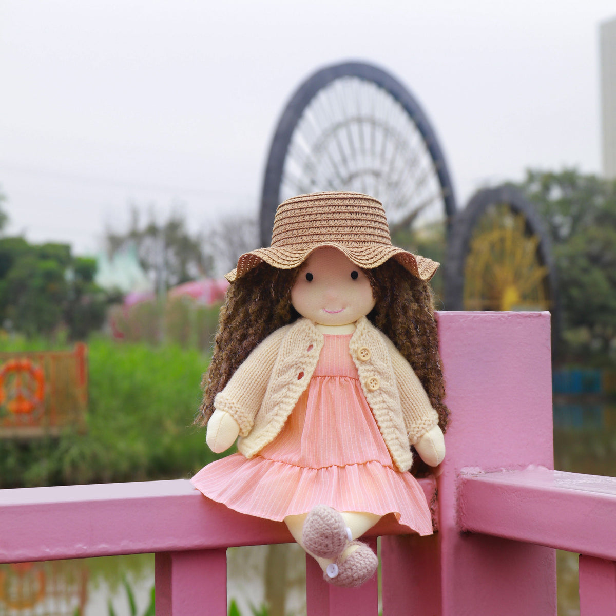 Kristy - Handmade Cloth Doll