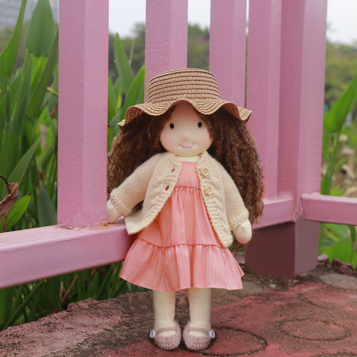 Kristy - Handmade Cloth Doll