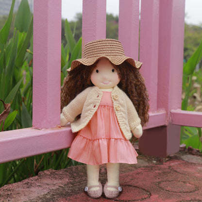 Kristy - Handmade Cloth Doll