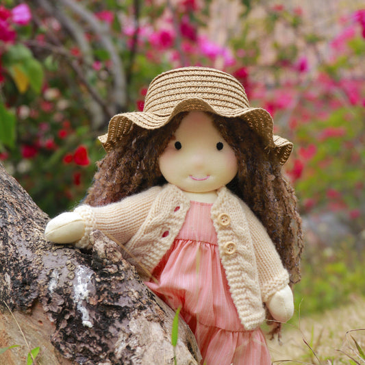 Kristy - Handmade Cloth Doll