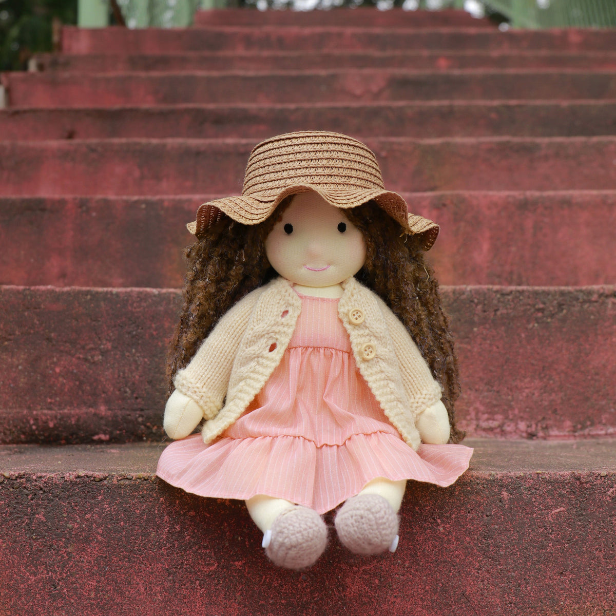 Kristy - Handmade Cloth Doll