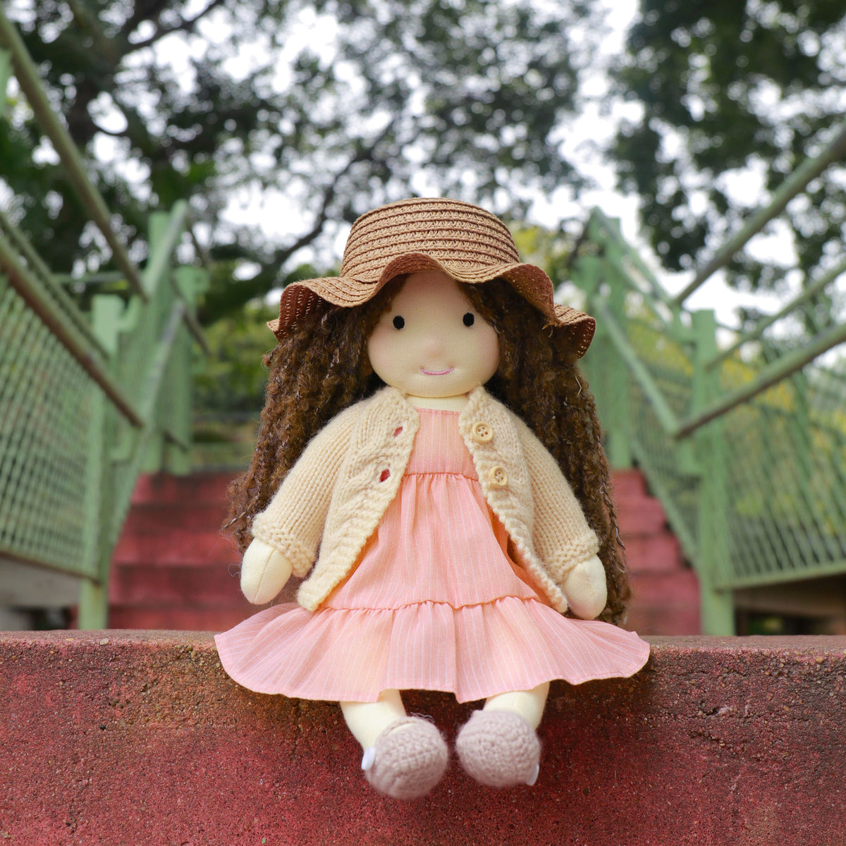 Kristy - Handmade Cloth Doll