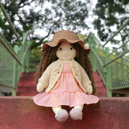 Kristy - Handmade Cloth Doll