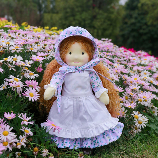 Lydia - Handmade Cloth Doll