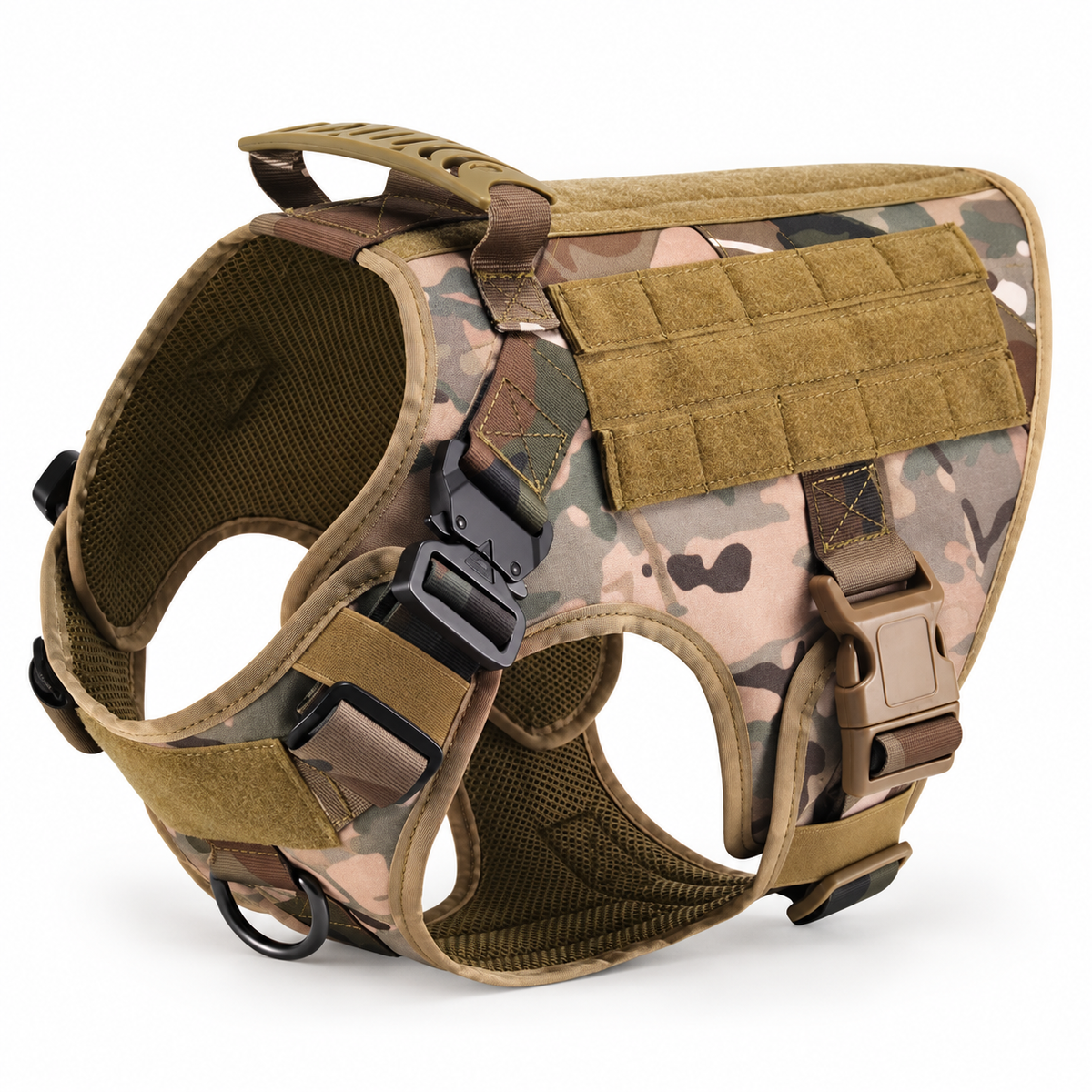 Camo Dog Harness and Leash Set - main product view