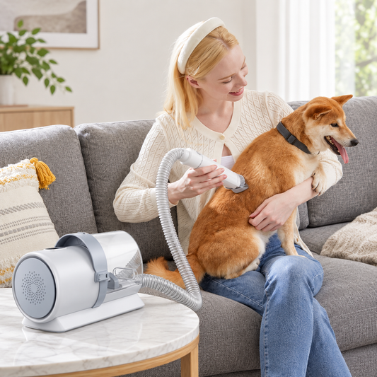 2.5L Pet Grooming Vacuum Kit with 5 Tools - product view 2