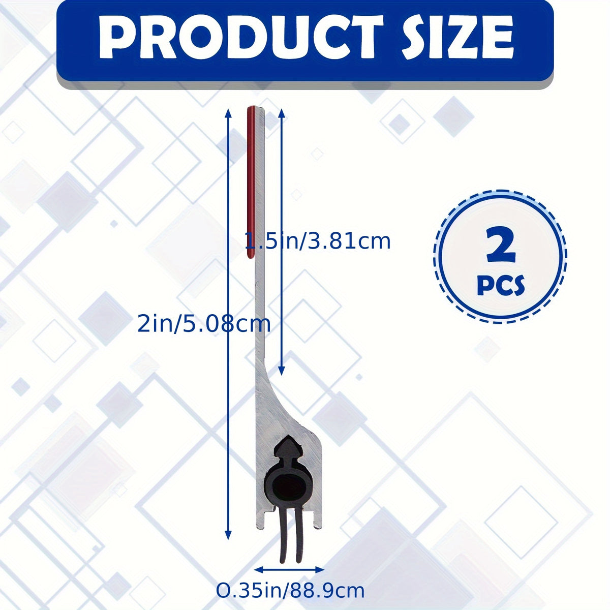[Metal Door Draft Stopper] 2pcs 36 Inches Metal Door Draft Stopper, Door Sweep, Mouse Stopper, Mice Seal Strip, Aluminum,
