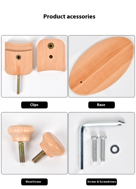 Beech Wood Desktop Embroidery Stand
