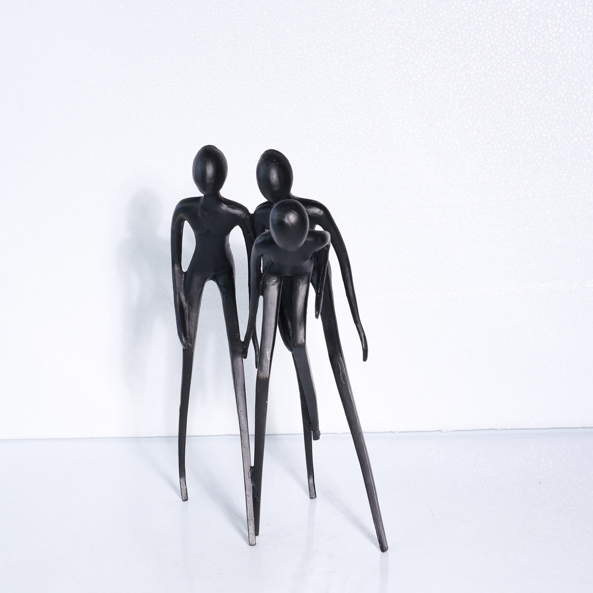 Black Abstract Runner Sculpture