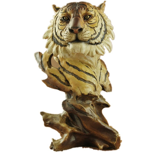 Tiger Head Decorative Figurine