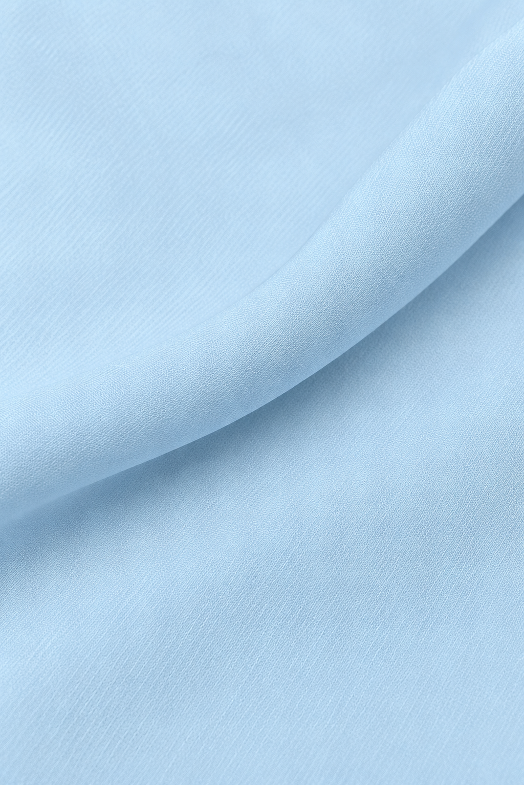 Puff-Sleeve Bow-Back Mini Dress - Light Blue - product view 5