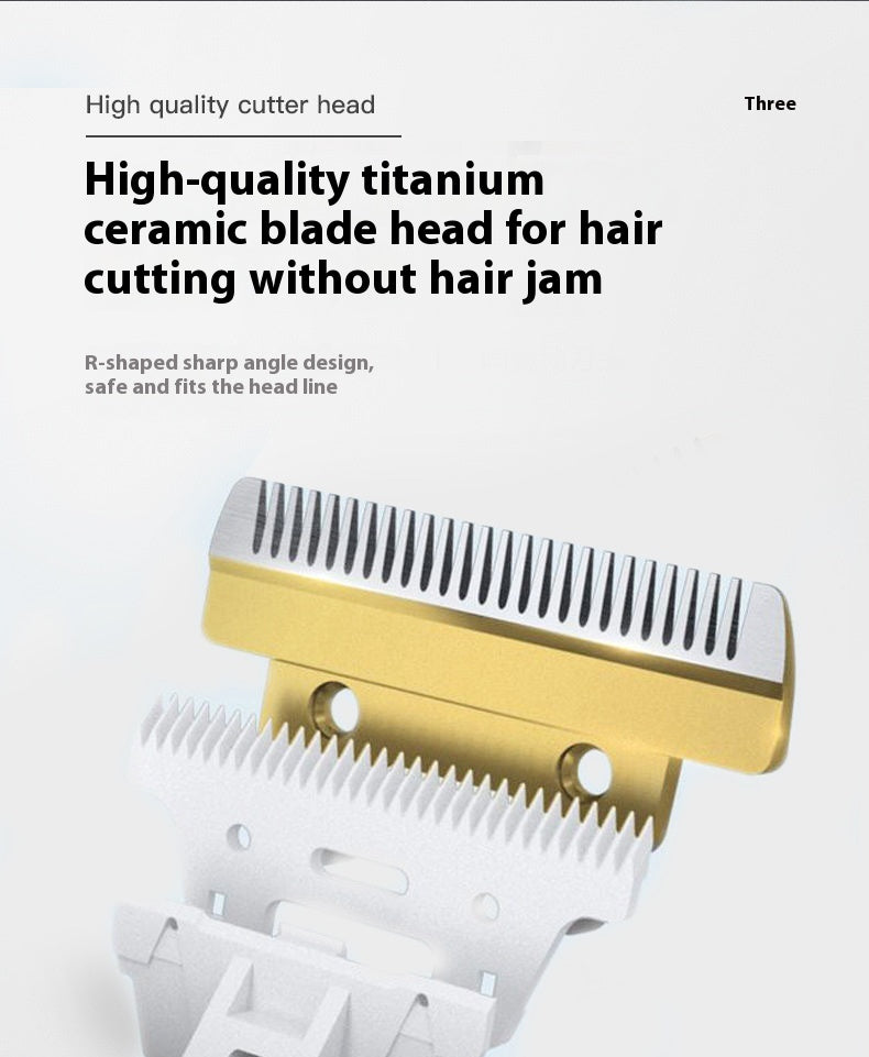 Gold-Tone Pet Hair Clipper and Grooming Set