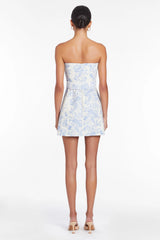 Striking Elegance Mini Dress Blue