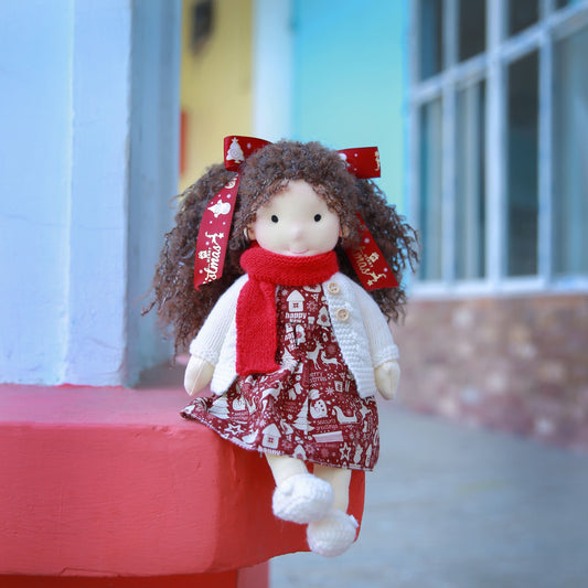 Eva - Handmade Cloth Doll
