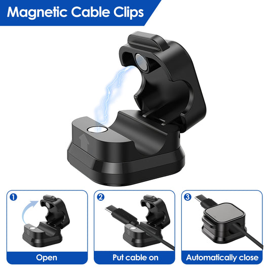 Six-Pack Magnetic Cable Organizer Clips