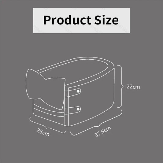 Pet Carrier for a Car Center Armrest - View 2