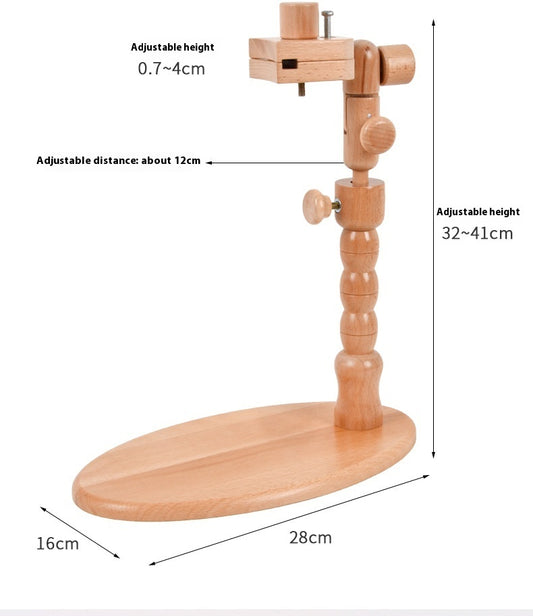 Beech Wood Desktop Embroidery Stand