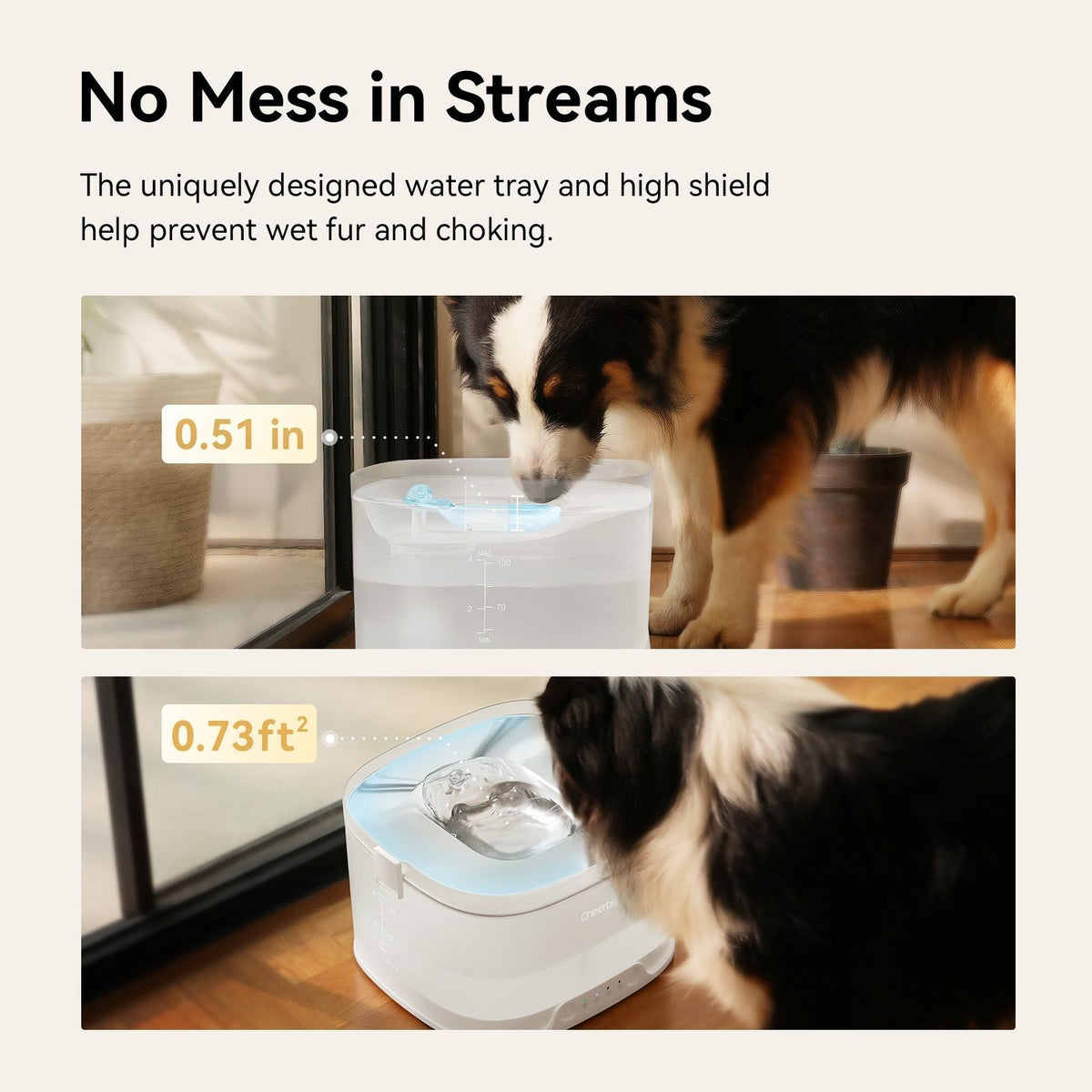 Rechargeable Pet Fountain with Removable Reservoir - View 3