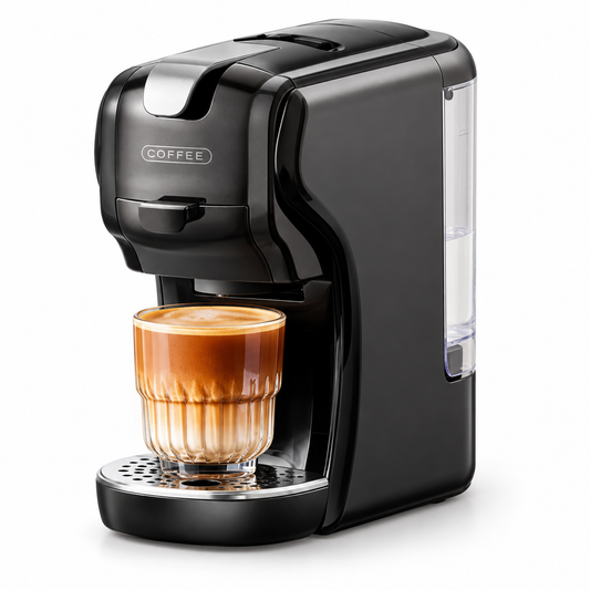 Black CM504 3-in-1 Capsule Coffee Maker with 0.6 L Tank - product view