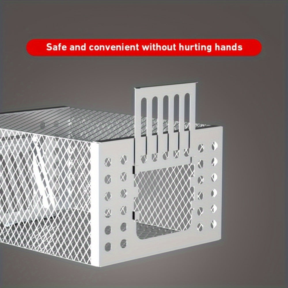 Automatic Metal Rat Trap, Continuous Capture Reusable Cage, Sturdy & Durable Pest Control, Effective Rat Catcher for Home