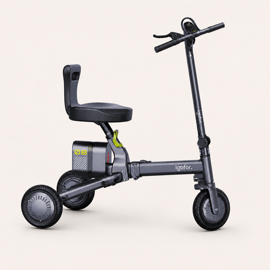 LADIESSTREETX EM301 Trifold Electric Mobility Scooter – Removable Battery