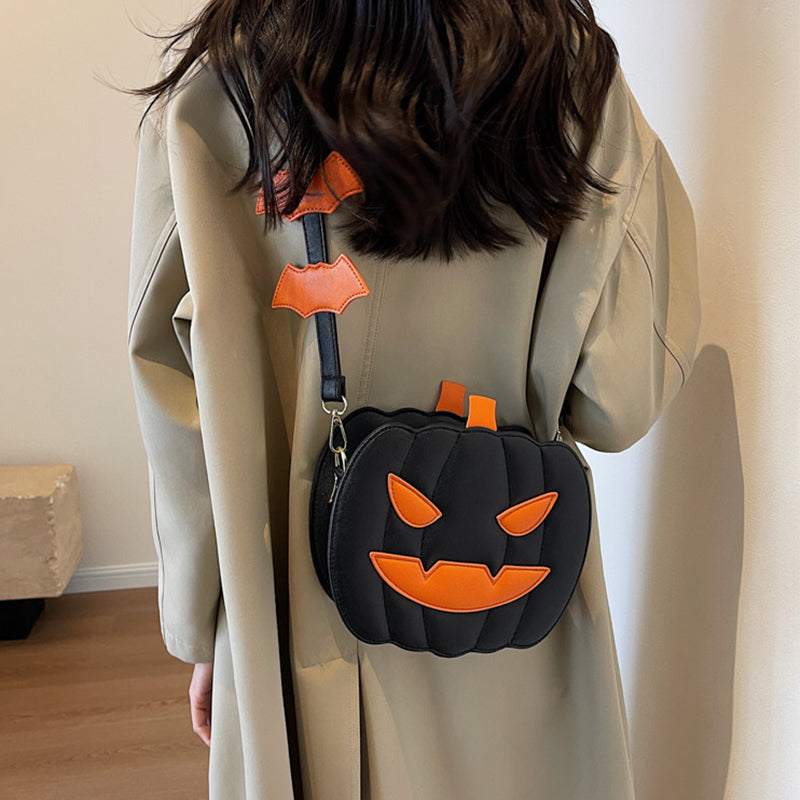 Pumpkin Shape Crossbody Bag