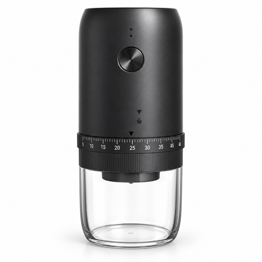 Black DJ-2AW Rechargeable Coffee Grinder with Adjustable Grind - product view