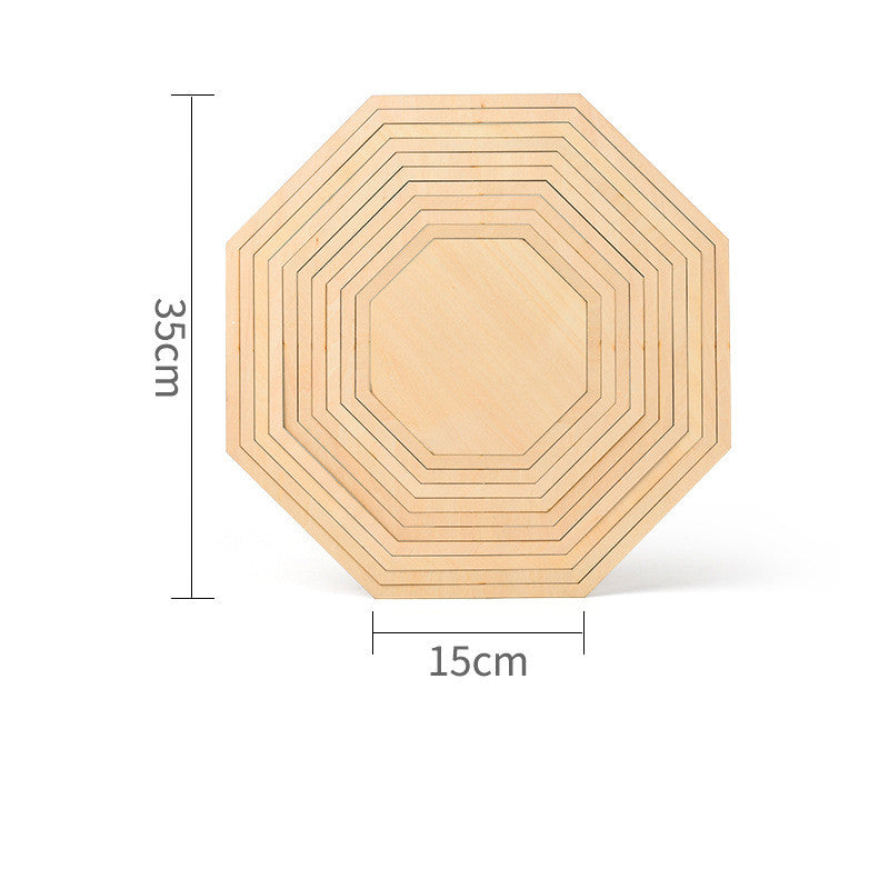 Concentric Wooden Shape Guides for Clay Work
