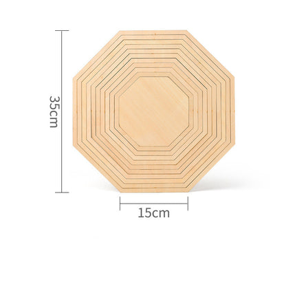 Concentric Wooden Shape Guides for Clay Work