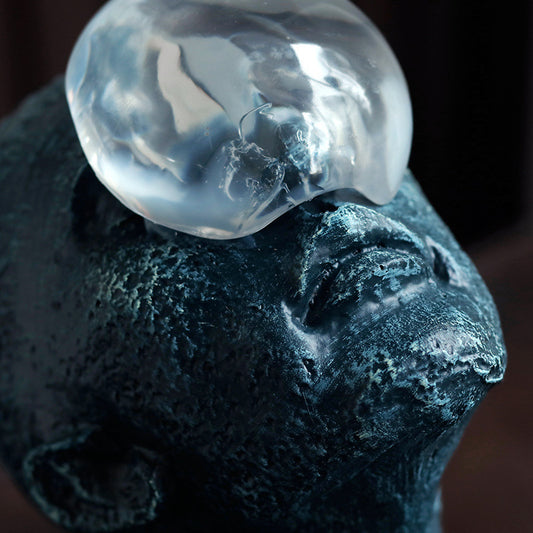 Abstract Face Sculpture
