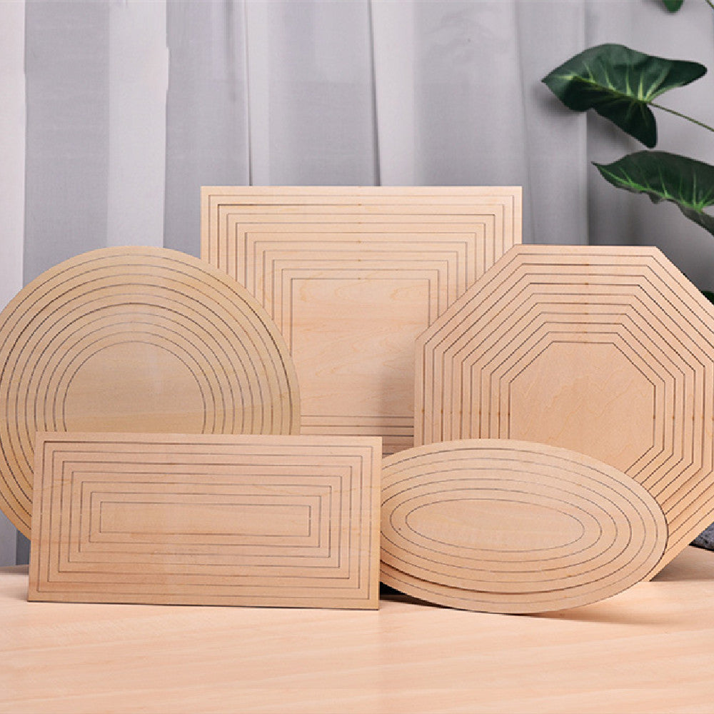 Concentric Wooden Shape Guides for Clay Work